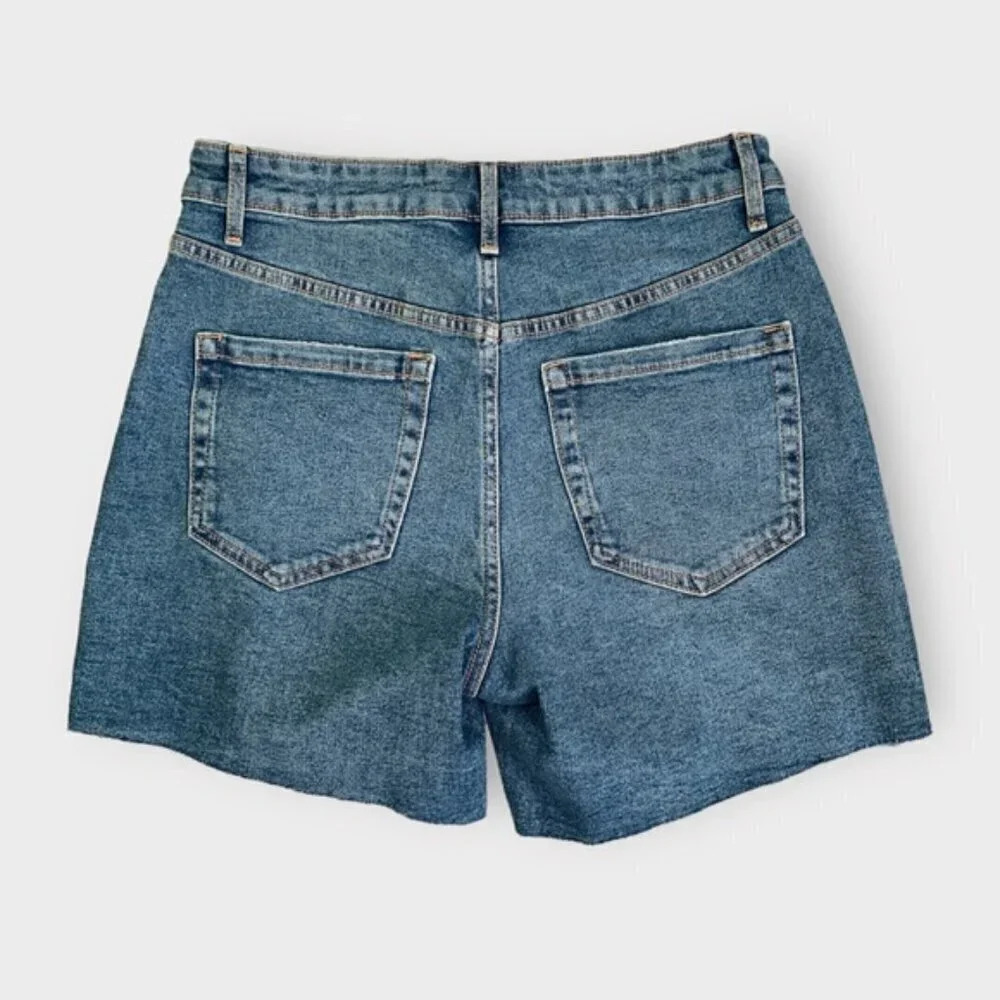 George Distressed Jean Shorts - Picture 2 of 5